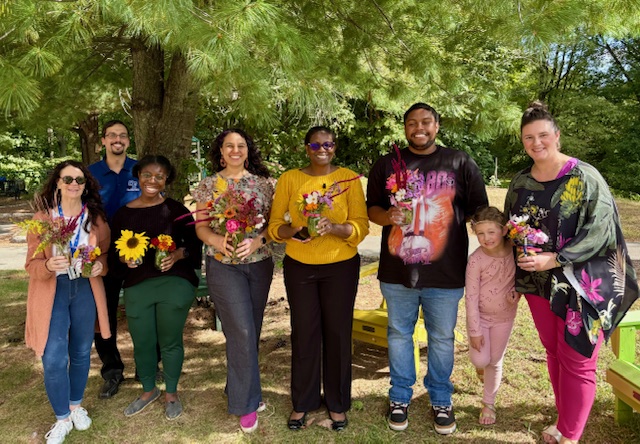 Staff from the wellness program