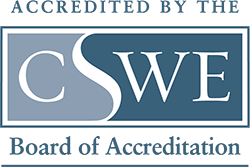 Accredited by the CSWE Board of Accreditation