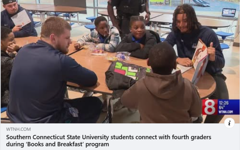 Southern students reading to 4th graders